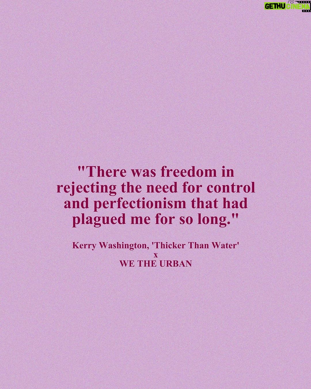 Kerry Washington Instagram - Today, the incomparable @KerryWashington joins us to share nine beams of wisdom from her beautifully intimate memoir, 'Thicker than Water.' This is a must-read for anyone who has ever asked themselves”: “Who Am I?” “What is my truest and most authentic self?” or “How do I find a deeper sense of connection and belonging?” Within its pages, Kerry bares her soul, recounting moments that tore her identity apart, and the revelations that pieced it back together. Guided by mentors, and fortified by self-belief, she stepped into stardom, political advocacy, and, above all, deep self-understanding. It's not just a memoir, but a blueprint for anyone seeking clarity in their own stories. As we navigate our own paths, may her journey of rediscovery and resilience remind us all of the power within, the strength of authenticity, and the undeniable beauty of self. Don't miss out; grace your bookshelf and spirit with 'Thicker than Water.’ Find out where at kerrywashingtonbook.com 🧡