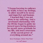 Kerry Washington Instagram - Today, the incomparable @KerryWashington joins us to share nine beams of wisdom from her beautifully intimate memoir, 'Thicker than Water.' This is a must-read for anyone who has ever asked themselves”: “Who Am I?” “What is my truest and most authentic self?” or “How do I find a deeper sense of connection and belonging?” Within its pages, Kerry bares her soul, recounting moments that tore her identity apart, and the revelations that pieced it back together. Guided by mentors, and fortified by self-belief, she stepped into stardom, political advocacy, and, above all, deep self-understanding. It's not just a memoir, but a blueprint for anyone seeking clarity in their own stories. As we navigate our own paths, may her journey of rediscovery and resilience remind us all of the power within, the strength of authenticity, and the undeniable beauty of self. Don't miss out; grace your bookshelf and spirit with 'Thicker than Water.’ Find out where at kerrywashingtonbook.com 🧡
