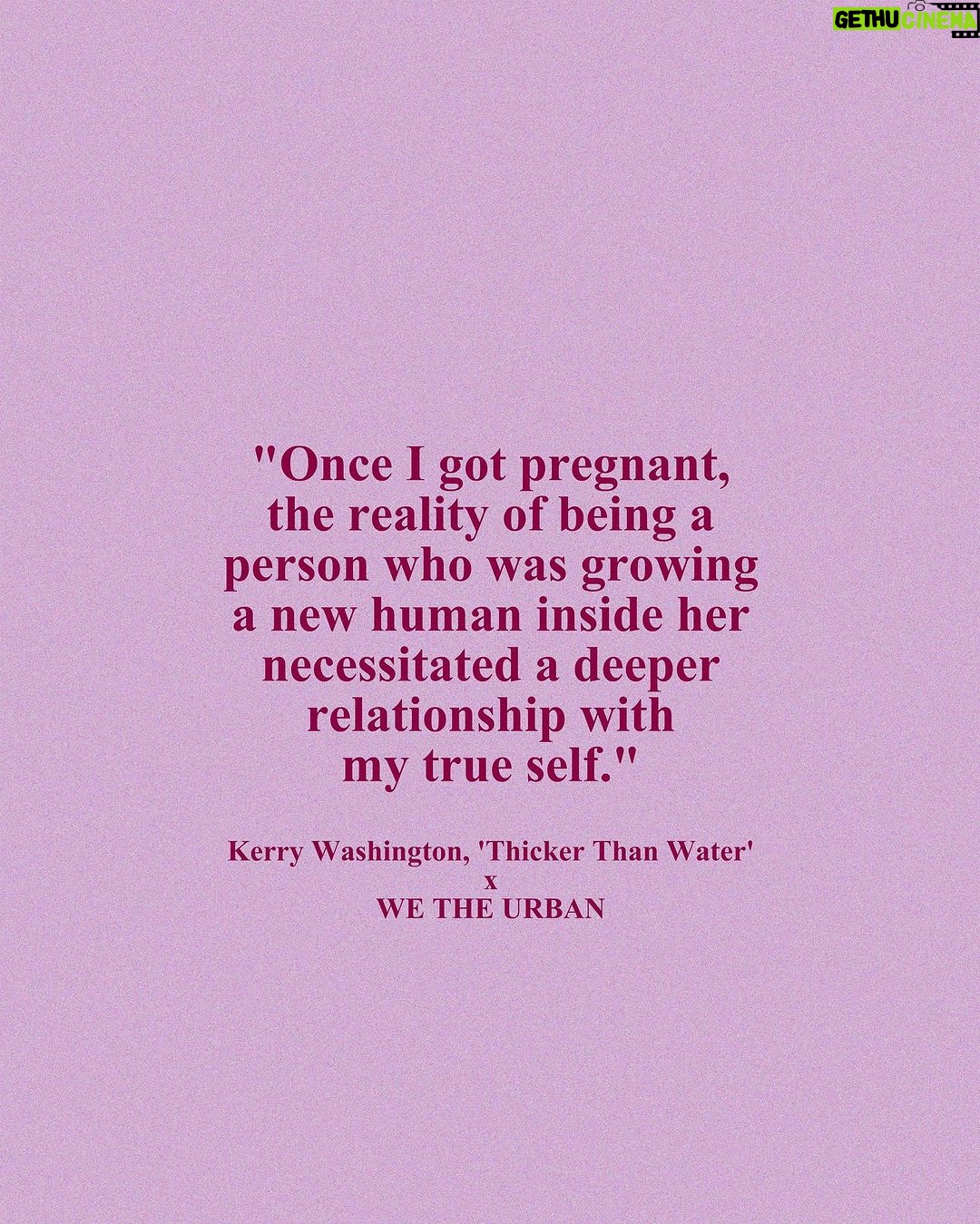 Kerry Washington Instagram - Today, the incomparable @KerryWashington joins us to share nine beams of wisdom from her beautifully intimate memoir, 'Thicker than Water.' This is a must-read for anyone who has ever asked themselves”: “Who Am I?” “What is my truest and most authentic self?” or “How do I find a deeper sense of connection and belonging?” Within its pages, Kerry bares her soul, recounting moments that tore her identity apart, and the revelations that pieced it back together. Guided by mentors, and fortified by self-belief, she stepped into stardom, political advocacy, and, above all, deep self-understanding. It's not just a memoir, but a blueprint for anyone seeking clarity in their own stories. As we navigate our own paths, may her journey of rediscovery and resilience remind us all of the power within, the strength of authenticity, and the undeniable beauty of self. Don't miss out; grace your bookshelf and spirit with 'Thicker than Water.’ Find out where at kerrywashingtonbook.com 🧡