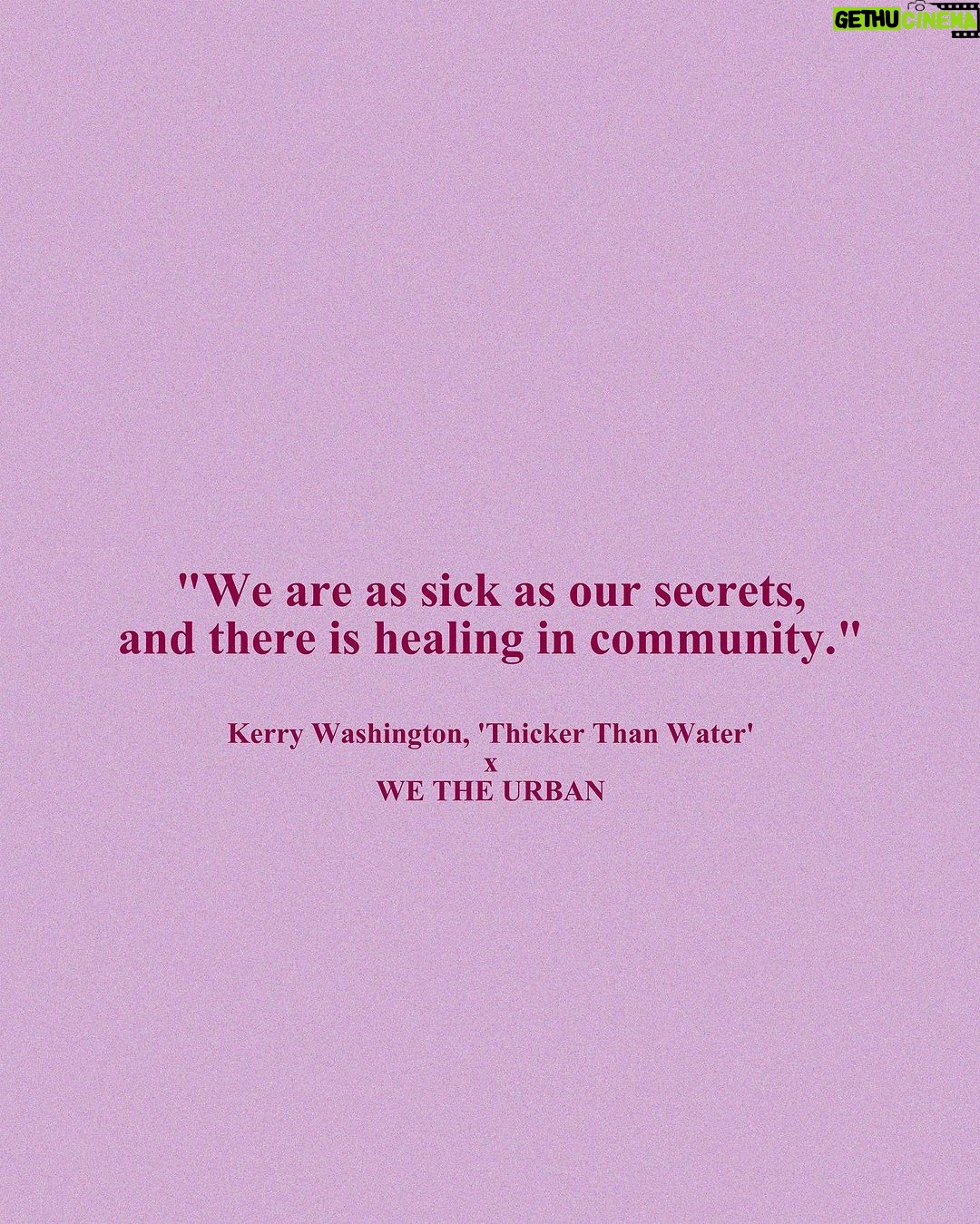 Kerry Washington Instagram - Today, the incomparable @KerryWashington joins us to share nine beams of wisdom from her beautifully intimate memoir, 'Thicker than Water.' This is a must-read for anyone who has ever asked themselves”: “Who Am I?” “What is my truest and most authentic self?” or “How do I find a deeper sense of connection and belonging?” Within its pages, Kerry bares her soul, recounting moments that tore her identity apart, and the revelations that pieced it back together. Guided by mentors, and fortified by self-belief, she stepped into stardom, political advocacy, and, above all, deep self-understanding. It's not just a memoir, but a blueprint for anyone seeking clarity in their own stories. As we navigate our own paths, may her journey of rediscovery and resilience remind us all of the power within, the strength of authenticity, and the undeniable beauty of self. Don't miss out; grace your bookshelf and spirit with 'Thicker than Water.’ Find out where at kerrywashingtonbook.com 🧡