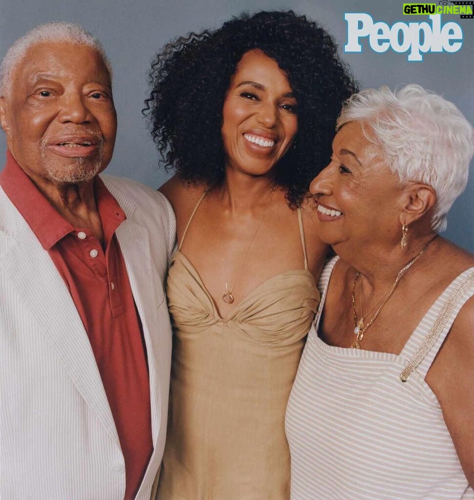 Kerry Washington Instagram - Woke up today sooooooo thankful to my beautiful parents for encouraging me (albeit sometimes reluctantly 🤣) on this journey of self discovery. Our shared truth has allowed us to cultivate more FREEDOM and a deeper love with each other. I am forever changed. And NOW, I’m super excited to share that truth with all of you. #thickerthanwater out TOMORROW ☕☕
