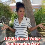 Kerry Washington Instagram - Today is #NationalVoterRegistrationDay...what better day to make sure you’re registered!!!! Click the link in bio to check ✅🗳