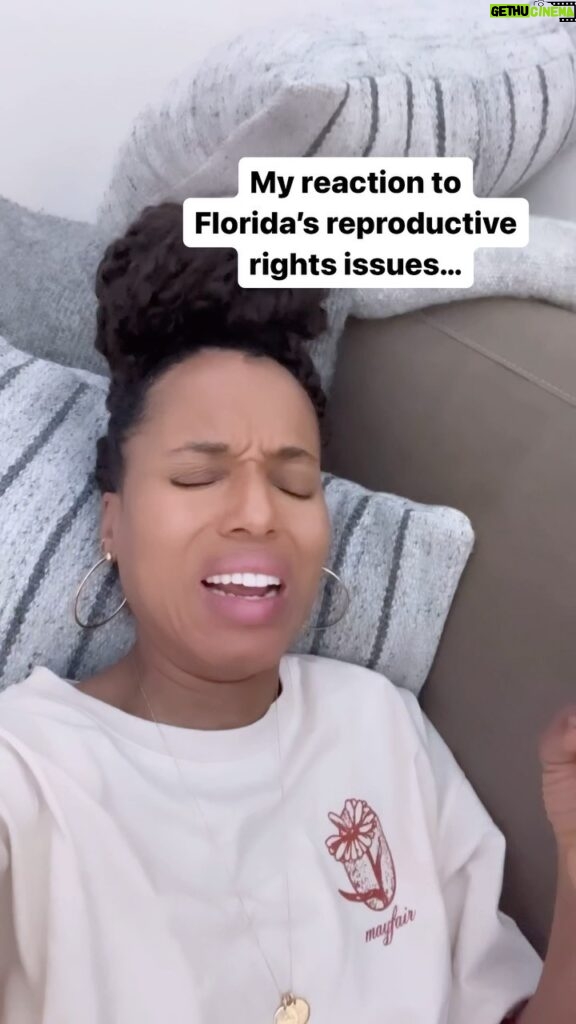 Kerry Washington Instagram - PAY ATTENTION TO FLORIDA!!! 🚨 After the state banned abortion after 6 weeks of pregnancy, reproductive rights groups have been fighting for a citizen-led ballot initiative that would make abortion a constitutional right in Florida. Stand up for abortion rights in Florida. Tell your friends and family who live there to sign the petition and register to vote. If you’re a Florida resident, make sure you’re a registered voter and print, sign and mail your petition. You can find more information about the ballot and different ways to support the effort (link in my stories!!!!)