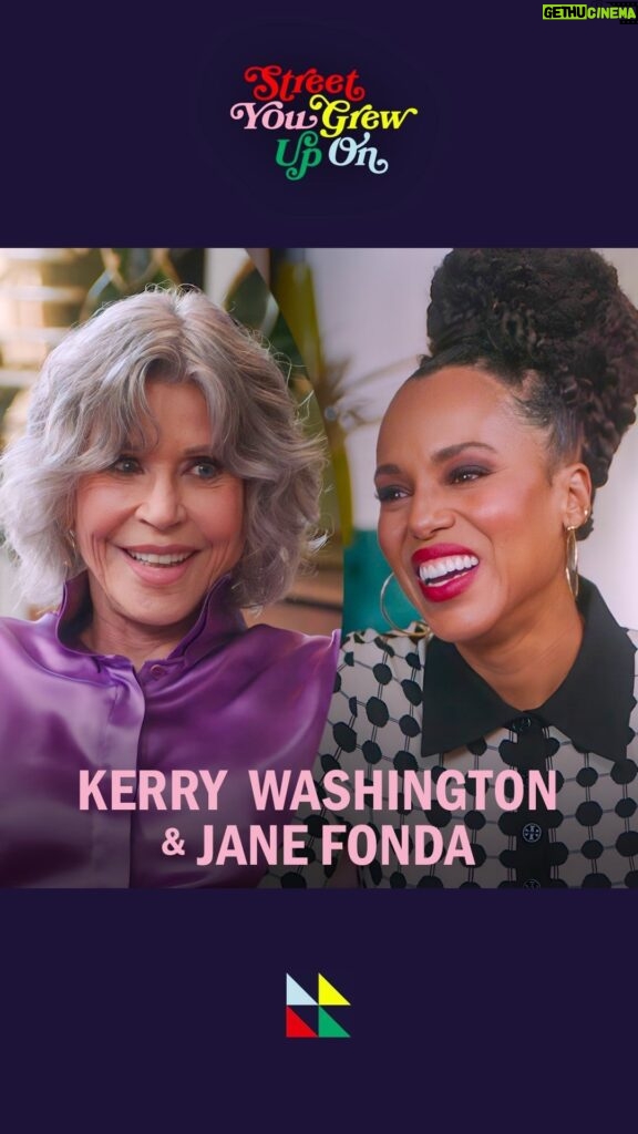 Kerry Washington Instagram - Nature lover to climate justice warrior sounds about right 💪🏽 New episode with the legendary @janefonda out now! #streetyougrewupon. Link in bio to watch!!!!