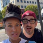 Kerry Washington Instagram - We stand together because we know that together we are stronger. We stand together because we believe in each other’s humanity. We stand together because we deserve to be treated with equity, safety, fairness and respect 💪🏾 We stand together because we must. #NationalDayOfSolidarity #SagAftraStrong #WGAstrong Walt Disney Studios