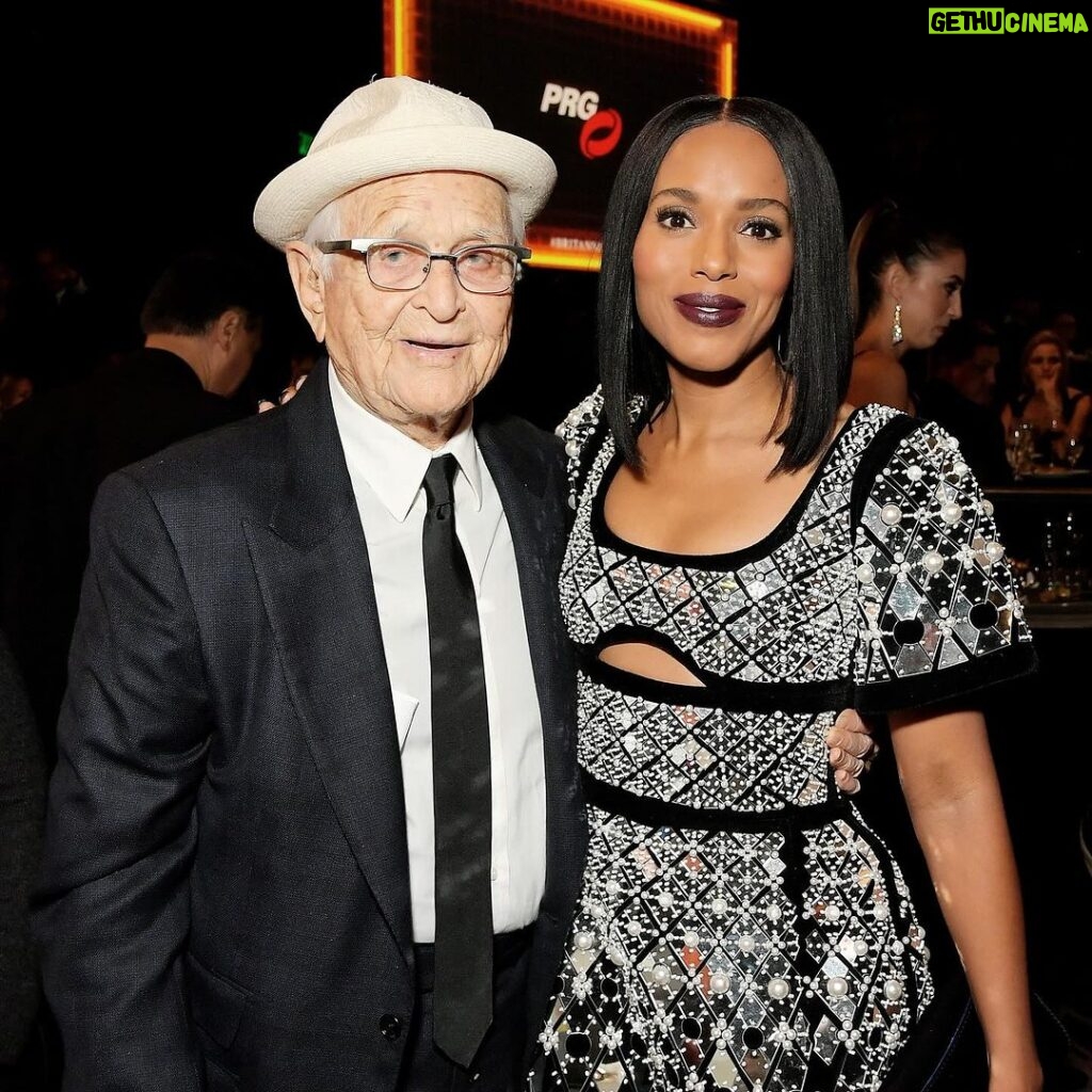 Kerry Washington Instagram - The world lost a legend last night. My heart goes out to all his family, friends and countless fans. Dearest Norman, thank you for making us laugh, and think, and understand and LOVE each other more. ❤ Thank you for using humor to make us better. Heaven just got a lot brighter. Love you. Rest in peace #NormanLear