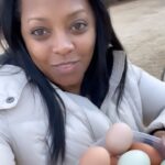 Keshia Knight Pulliam Instagram - Yes… I talk to my chickens like babies!! They are my girls ❤️ The farm is my happy place… more animals being added in the spring!! Shhhh… don’t tell @mrbradjames 😂😜
