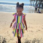 Keshia Knight Pulliam Instagram - Beach days are the best days!! 🌈💕