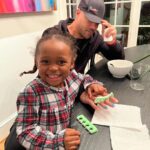 Keshia Knight Pulliam Instagram - Love is getting your nails painted blue & wearing them out in public proudly!! 🥰💅🏾🥰 #GirlDad