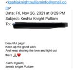 Keshia Knight Pulliam Instagram – 🚨🚨🚨I don’t normally address stuff like this… However… this person is a complete FRAUD!!!! 

If you received an email from KeshiaKnightPulliamInfo@gmail.com it is NOT from me. 🚨🚨🚨