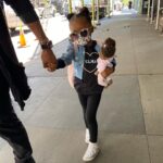 Keshia Knight Pulliam Instagram – This little super star is living her best life walking down the street with her @spelman_college t-shirt, @mareblula shade & her @alumpofsugarboutique jacket!! 

She is SOOOO serious… What have I created?!?!? 😂😂😂 #MyMiniMe