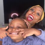 Keshia Knight Pulliam Instagram - Who else can relate?!?! Working from home in these pandemic streets... Good Lawd!!!! Ella said not today Mommy... when you can’t beat them, join them!! 🤷🏾‍♀️😂 #MomLife