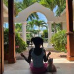Keshia Knight Pulliam Instagram - Our babies are watching…This made my heart smile. ❤️ Meditation has been an essential part of my daily self care for years. Walking by and seeing Ella meditating with rainbow unicorn just made my day. 🥰 #peace