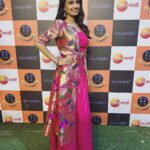 Ketaki Mategaonkar Instagram – Late post! I just love everything about this color. When a saree is made into something beautiful! I know it’s Chrismas but whatever! 🌲💜🥰 @labelsoniyasaanchi  you’re incredible 😘