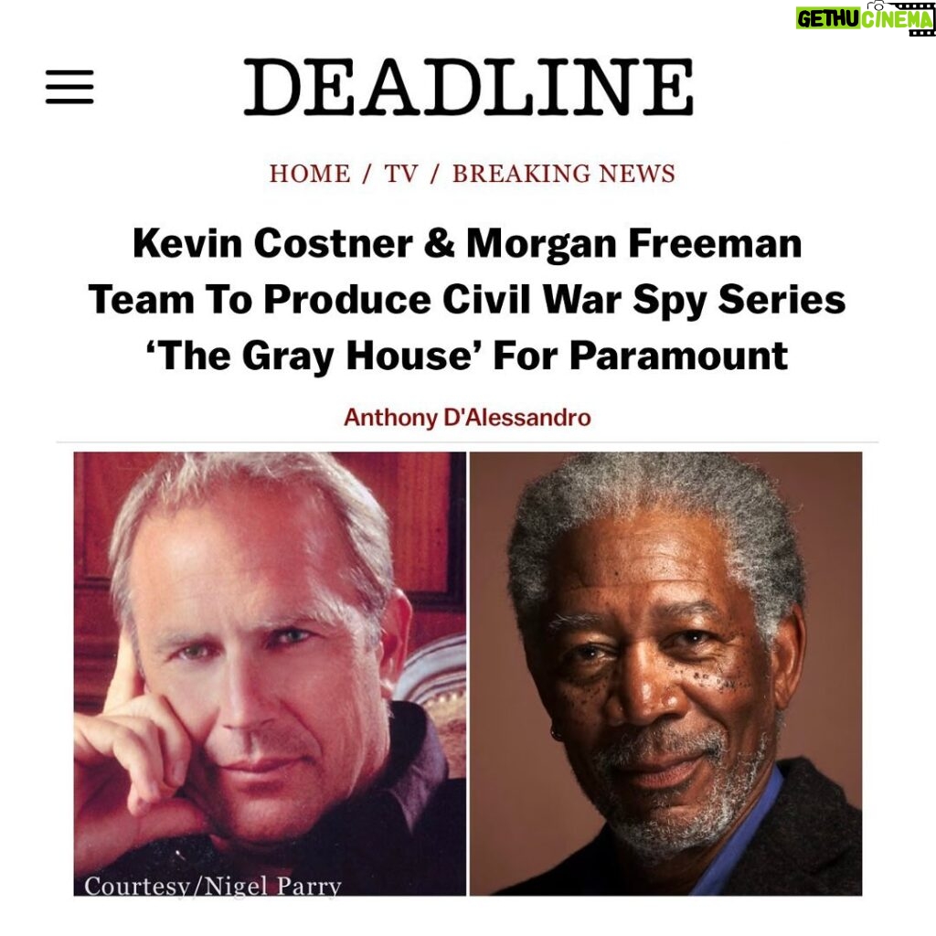 Kevin Costner Instagram - Excited for another adventure with my friend @morganfreeman