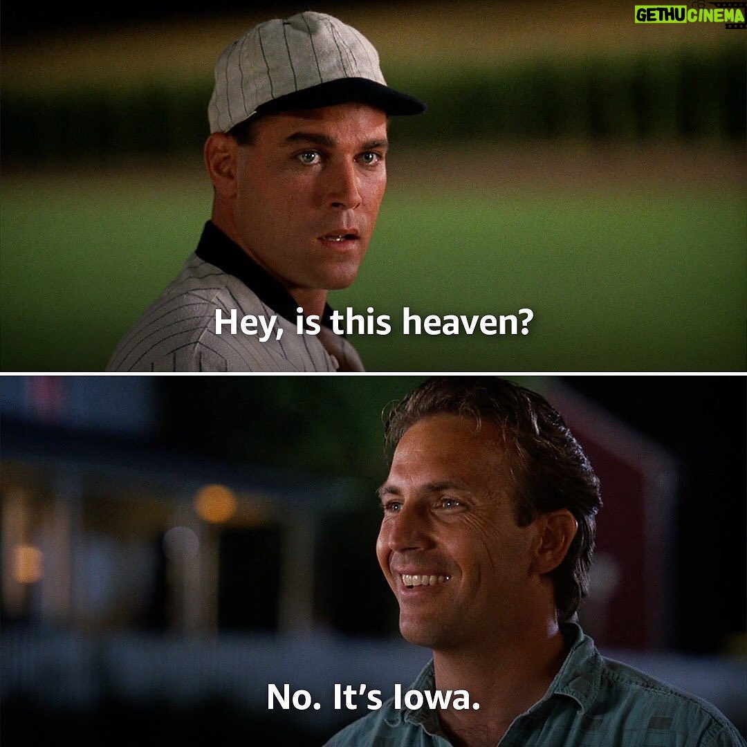 Kevin Costner Instagram - In honor of MLB at Field of Dreams this week, I wanted to share some memories from the movie but more importantly remember the amazing Ray Liotta. ‘Shoeless Joe Jackson’ will be out there with all of us for a great night of baseball in the fields of Iowa. Dyersville, Iowa
