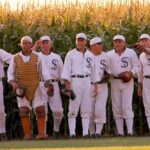 Kevin Costner Instagram - In honor of MLB at Field of Dreams this week, I wanted to share some memories from the movie but more importantly remember the amazing Ray Liotta. ‘Shoeless Joe Jackson’ will be out there with all of us for a great night of baseball in the fields of Iowa. Dyersville, Iowa