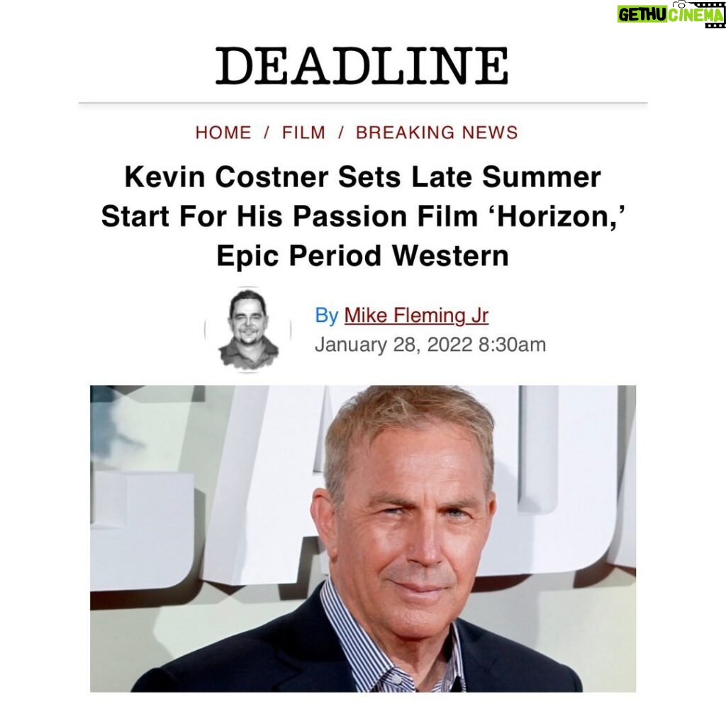 Kevin Costner Instagram - Couldn’t be more excited to share this project with the world. It’s been a long time coming. #Horizon