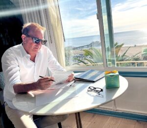Kevin Costner Instagram - Perfect little writing staycation at the wonderful Georgian Hotel in Santa Monica. @thegeorgian