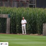 Kevin Costner Instagram - Everything was just perfect. It might not be heaven, but Iowa is pretty close. #MLBatFieldofDreams Dyersville, Iowa