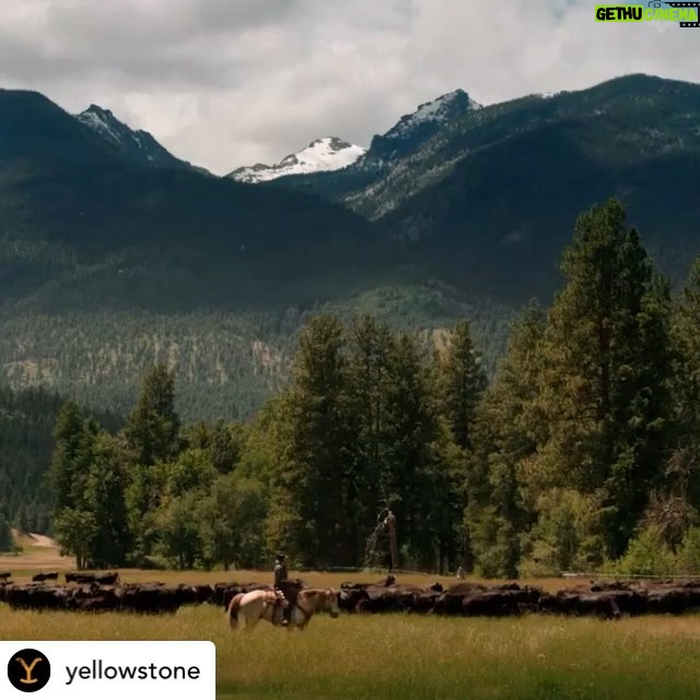 Kevin Costner Instagram - @paramountnetwork is playing every episode of @yellowstone this weekend, starting Saturday at 12pm ET. 🤠 Who’s watching?