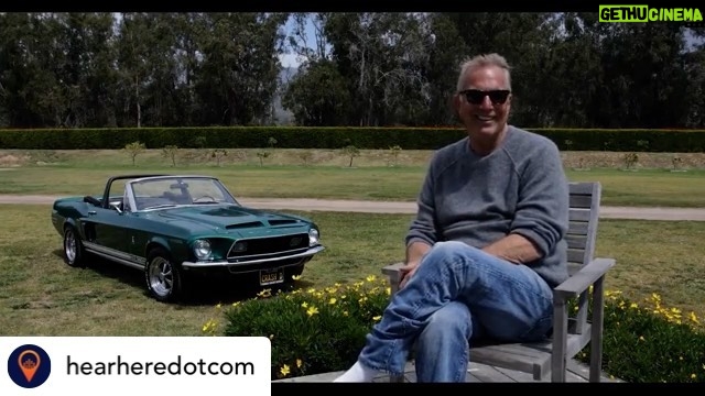 Kevin Costner Instagram - What do you think—did I make a good trade? #REPOST • @hearheredotcom Fun fact: Co-Founder Kevin Costner almost walked away from a chance to buy his car from #BullDurham but ponied up to purchase this iconic Mustang. Did he get a good trade? If you had the chance to buy any iconic auto from the silver screen, which one would you choose? 🎥 🚗 HearHere is an audio entertainment app for travelers available on the App Store for iPhone. The curious #roadtripper will find stories and history of the places they are traveling through and to, in a #travelpodcast format told by #storytellers like #KevinCostner and #PhilJackson. Download the app and start listening for free today: https://link.hearhere.com/udmDJ #FordMustang #ClassicCar #ModernWest #iconicauto