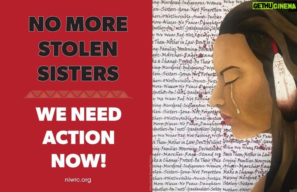 Kevin Costner Instagram - On some reservations, the murder rate of Indigenous women is 10x the national average. Enough is enough! We are joining @niwrc in honoring & calling for justice for missing & murdered Indigenous women & girls. Follow #MMIWGActionNow! Donate: niwrc.org/donate #YellowstoneTV #JohnDutton #kevincostner #BunkhouseBoys #TeamRip #LetsGoToWork