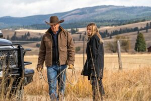 Kevin Costner Instagram - A peek into tonight’s episode. Who’s tuning in? #YellowstoneTV