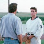 Kevin Costner Instagram - Another highlight from #MLBatFieldOfDreams—getting to see @dwierbrown, who played my father, John Kinsella, in the film. He's brought our movie to life in so many ways over the years. Check out his page for a masterclass in all things Field of Dreams. 📸: @caleglendening