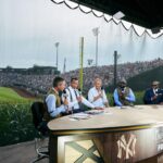 Kevin Costner Instagram - Had a blast with the @mlbonfox crew. @kevburkhardt, @arod, @davidortiz, @bighurt—let's do it again this weekend? 📸: @caleglendening Dyersville, Iowa