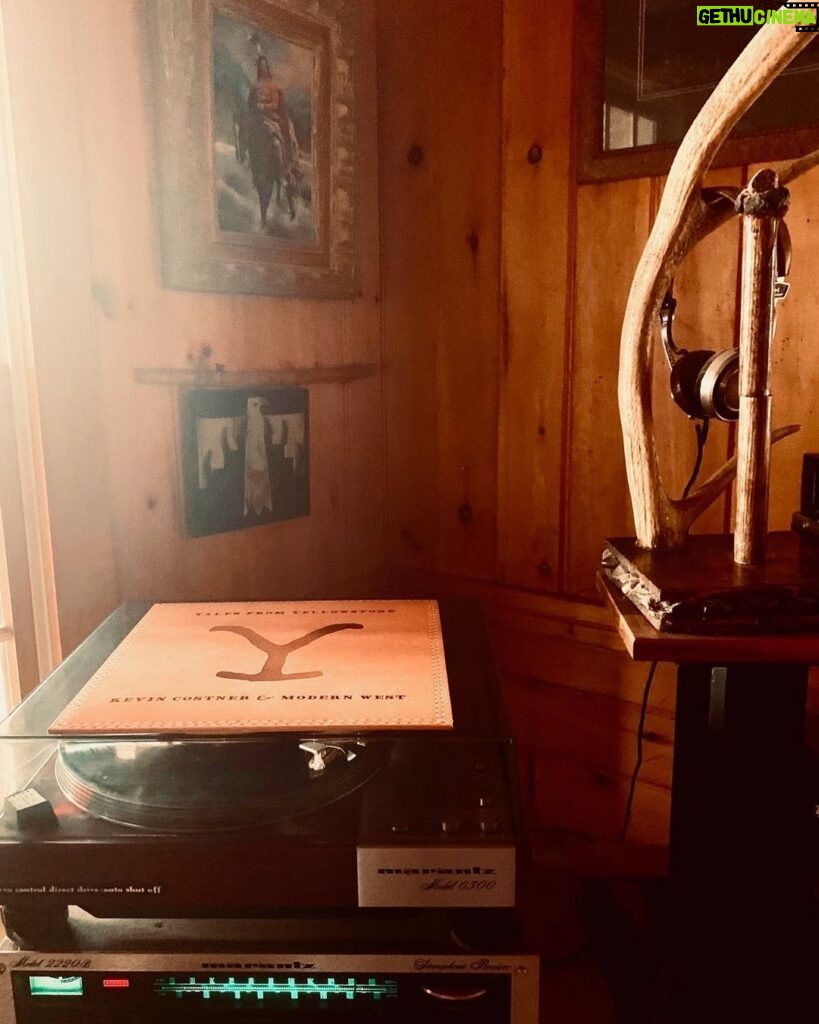 Kevin Costner Instagram - Love getting pictures like this from you guys. I’m honored to know that you’ve made a place in your homes for our music 🙏🏻 We get to perform some tracks from #TalesFromYellowstone live for the first time this weekend at @outlawsandlegends...will we see you there?
