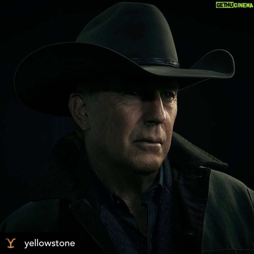 Kevin Costner Instagram - Let’s go! #Repost • @yellowstone The We Love Kevin Costner Marathon starts TODAY at 12pm ET, only on @paramountnetwork. Who's watching with us? #YellowstoneTV