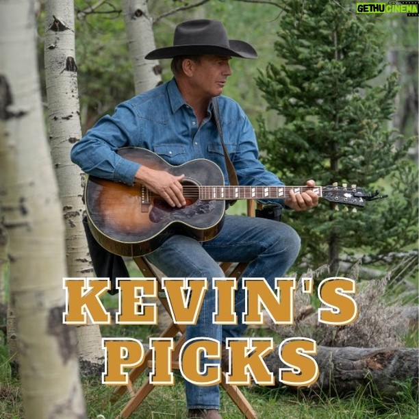 Kevin Costner Instagram - Took some time to put together a @spotify playlist with some of my favorite current Country Rock songs. Click the link in my bio to stream and let me know if you like it 🤠