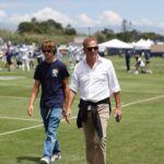 Kevin Costner Instagram - Had a ball at #CowboysCamp with my son. Thank you @dallascowboys for having us!