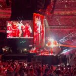 Kevin Costner Instagram - My videos are blurry, but I had an amazing time with my daughter at the @taylorswift show. I was absolutely blown away watching her art bring so many people together. I had a great view of her band and had a blast watching them, too. An inspiring night. I’m officially a Swiftie!