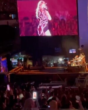 Kevin Costner Instagram - My videos are blurry, but I had an amazing time with my daughter at the @taylorswift show. I was absolutely blown away watching her art bring so many people together. 

I had a great view of her band and had a blast watching them, too. An inspiring night. I’m officially a Swiftie!