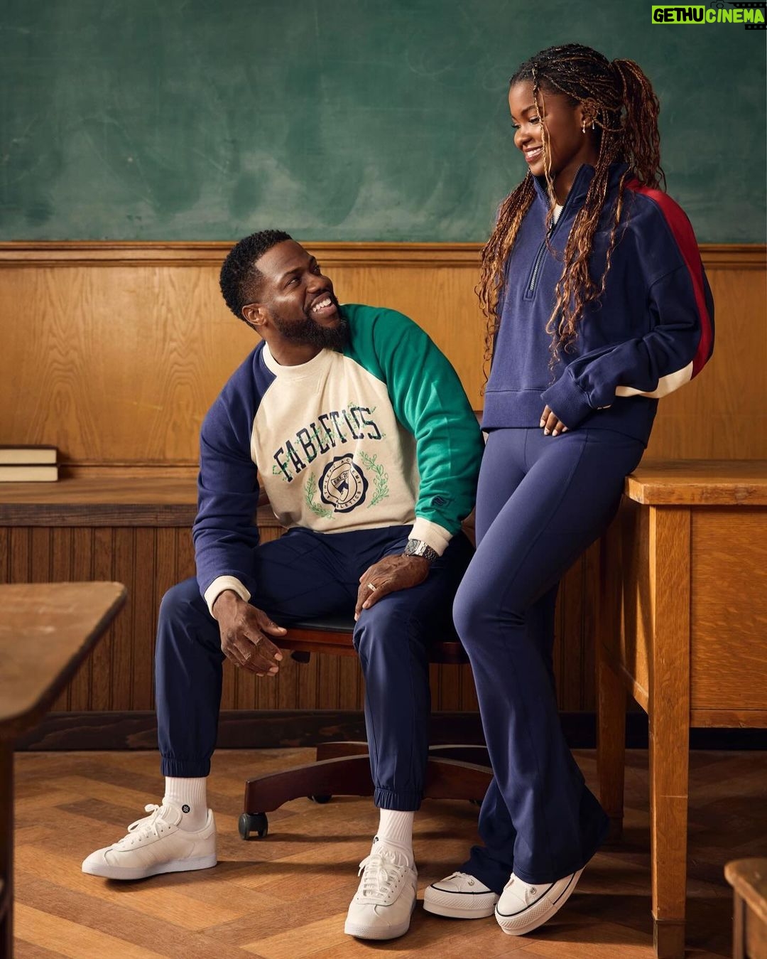 Kevin Hart Instagram - Life with @fabletics & @fableticsmen simply makes you smile. Do yourself a favor and see what all of the affordable quality & comfort hype is about ….Give us a try. We will not disappoint….. #PutaFonyourchest ….So damn proud of my daughter!!!!! You are shining bright like a diamond Heaven…. Love you!!!!