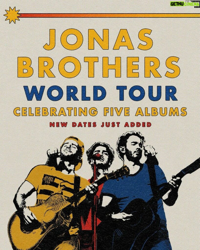 Kevin Jonas Instagram - THE WORLD TOUR. On sale now at jonasbrothers.com!