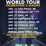 Kevin Jonas Instagram - We heard you and couldn’t agree more that it’s time we came back to LATIN AMERICA!! Brazil, Colombia, Peru, Chile, Argentina and Mexico… We’ll see you next year ❤️ Visit jonasbrothers.com for on-sale times in your city!
