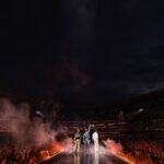 Kevin Jonas Instagram - OPENING NIGHT IN NYC!!! What a way to start THE TOUR with a little bit of rain, @bigrobs4real, @kirkfranklin, @jonbellion, and more!! Can’t wait to do it all again tonight 🔥