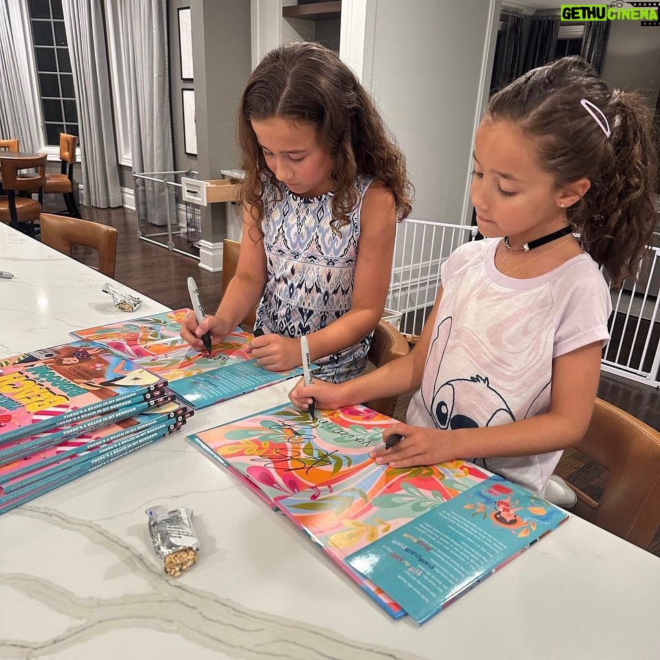 Kevin Jonas Instagram - “There’s A Beach In My Bedroom” our second picture book is officially out today!! What an incredible process it has been working alongside my wife and best friend @daniellejonas to bring another story to life. And shoutout to the talented @courtneyjdee for coming back to illustrate this one with us. Go grab “There’s A Beach In My Bedroom” whenever books are sold!