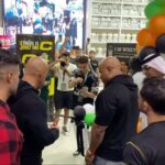 Kevin Levrone Instagram - Dubai GRAND OPENING of @wheystedbar inside @anissbinousgym they carrying our full range. #levrone #levronesupplements #levronesignatureseries