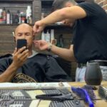 Kevin Levrone Instagram - Got a fresh cut in Georgia 🇬🇪 brother on point. 15 min prep & 45 min straight razor 🪒 Georgia (country)