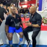 Kevin Levrone Instagram - Day 2 highlight for me was catching us with my brother @ronniecoleman8 Love this man we grew up together spending many years touring the world competing. #onelove #kevinlevrone #ronniecoleman #brothersofiron Dubai Muscle Show