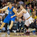 Kevin Love Instagram - Of all the greats I watched growing up - Dirk has had the biggest influence on my career. My Dad had the foresight - I can remember him saying “this rookie on Dallas is the future of the NBA.” A 7-footer who could stretch defenses, rebound, post you up and shoot over you, put the ball on the floor when necessary, and dominate the game inside and out. I was on the wrong side of a lot of those buckets. Trail 3’s, free throw line “Dirk spot” finishes, and ofcourse — the iconic fade. Being a big that can shoot has allowed me to change and adapt in a game that has become reliant on not only pace, but the space needed to operate in todays current NBA. Dirk changed a lot of peoples idea of the modern big man. I wouldn’t be headed into year 16 if not for Dirk’s influence and helping take the game to where it is today. My deepest gratitude to a legend that will live on forever! Congratulations @swish41 and to all the 2023 @hoophall inductees. With respect and admiration. 🤝🏻 Basketball Hall of Fame