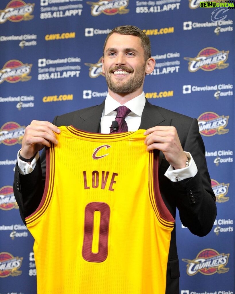 Kevin Love Instagram - Damn, 8 years @cavs!!?? Cleveland, Ohio