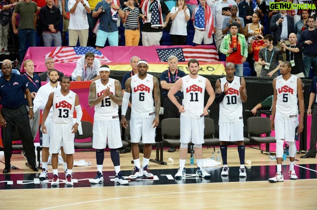 Kevin Love Instagram - 10 Years. Gold Medalists. London Olympics - August 12th, 2012. 🥇 Time Flies.