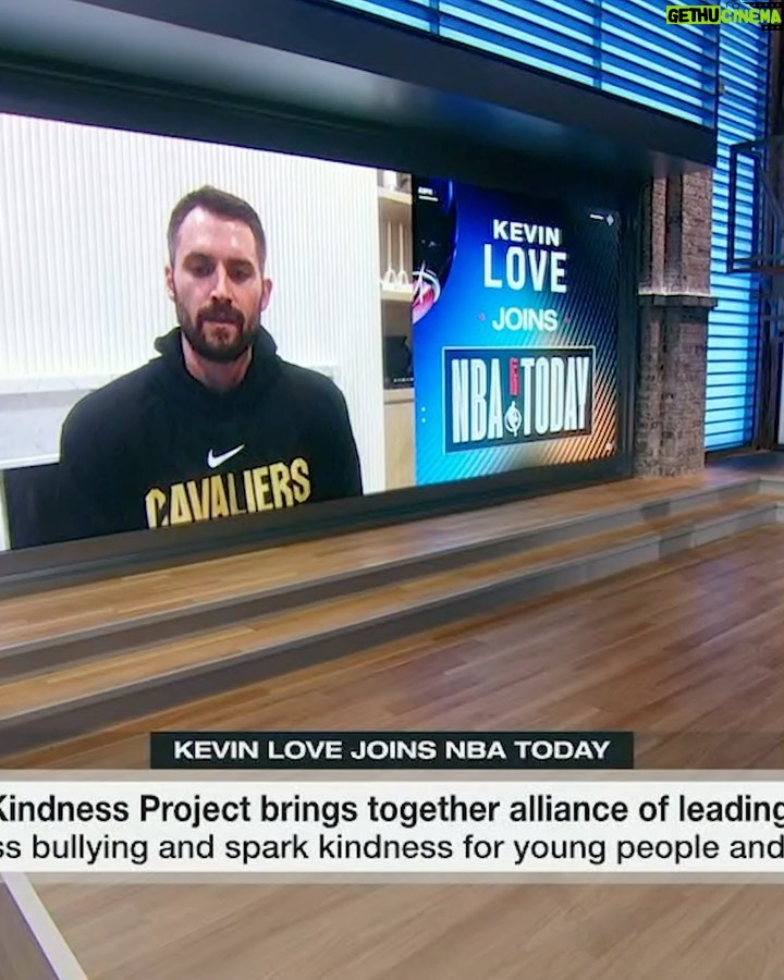 Kevin Love Instagram - Kevin Love joined NBA Today to discuss his role with @thechoosekindnessproject and the importance of valuing your mental health.