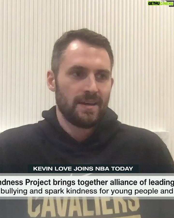 Kevin Love Instagram - Kevin Love joined NBA Today to discuss his role with @thechoosekindnessproject and the importance of valuing your mental health.