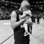 Kevin Love Instagram - First home game 🖤🤍 Miami, Florida